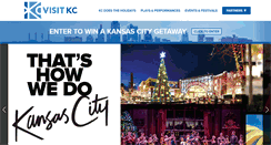 Desktop Screenshot of holiday.visitkc.com